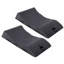 Ensemble de 2 rampes de protection pour pneu, rampes de roue de pneu de voiture, conception en plastique dur antidérapant, noir