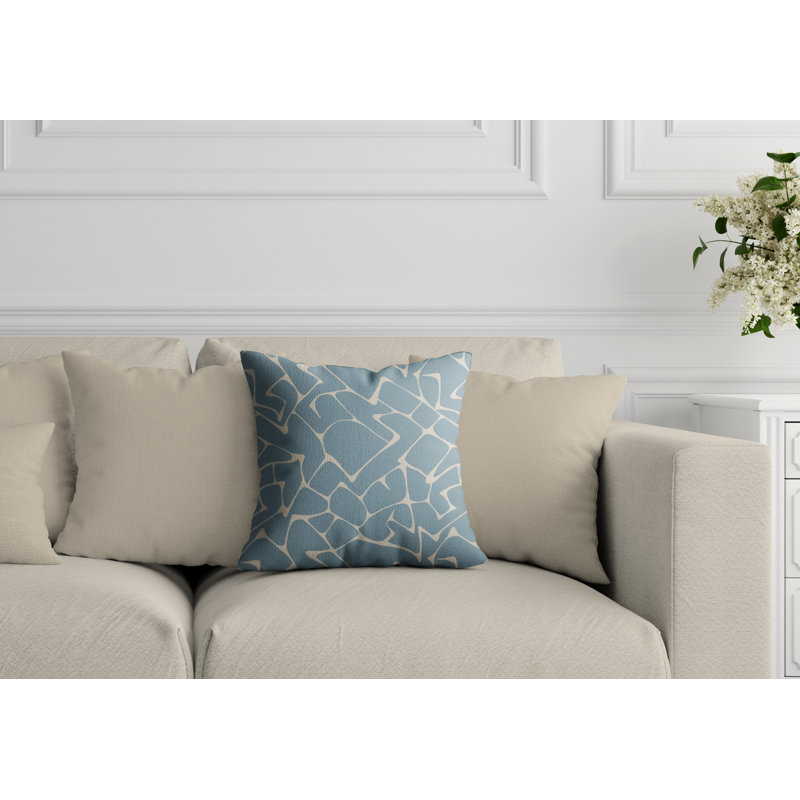 Housse de coussin d'extérieur Huxley, L 15 po x H 15 po, Bleu