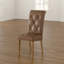 Lipan Tufted Upholstered Faux Leather Parsons Chair