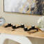 Porte-bougie brun avec guirlande Mango-406271764