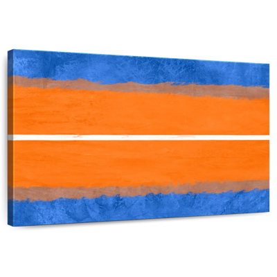 Avery Blue And Orange Abstract Theme IV