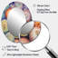Magnifique miroir mural ovale orange-106855411