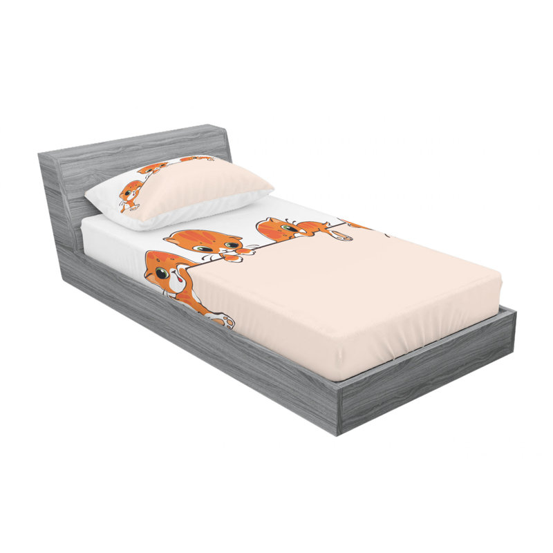Microfiber Sheet Set, Twin XL Sheet Set with Fitted Sheet