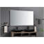 Meuble-lavabo à DEL avec miroir rétroéclairé et miroir mural réglable-448406766