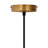 18"W Valene Modern Oval Shaped Jute Shade 1-Light Pendant