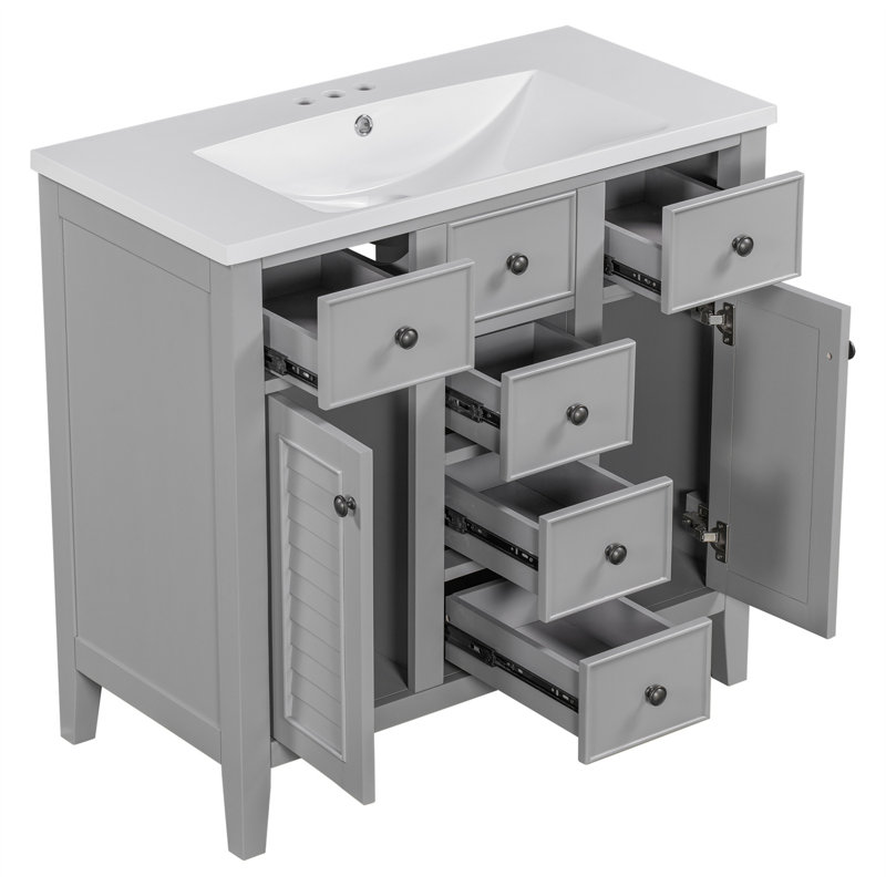 Ensemble de meuble-lavabo simple 35 po Kayoni