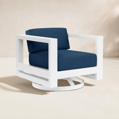 Camela Sunbrella® Swivel Patio Lounge Chair