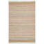Tapis de jute tissé à la main, 4 pi x 6 pi, couleur crème | 100% jute, sans velours, tissage plat, épaisseur 0,24 po | Écologique, durable et facile à nettoyer - idéal pour le salon, la chambre à coucher ou le vestibule-147051182