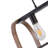 Tykiesha 3 - Light Brown/Black Square/Rectangle Pendant