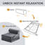 1 Seater Chenille Sofa Bed