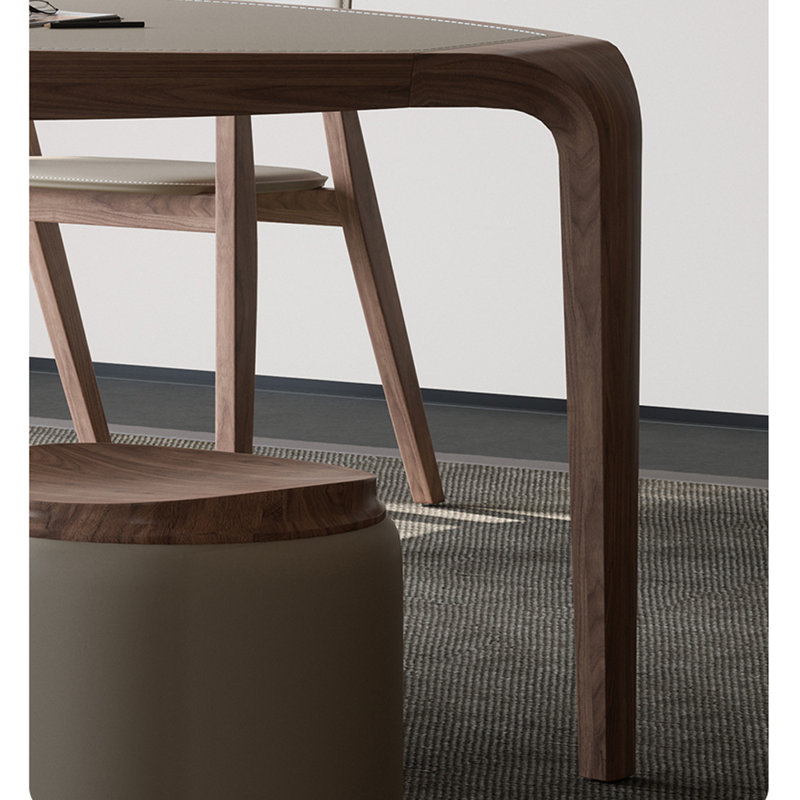 Bureau de bureau de style créatif de style rétro haut de gamme, H 30,31 po x l 70,87 po x P 29,53 po 