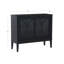 Melrose Glass Door Accent Cabinet with Adjustable Shelf-1767745088