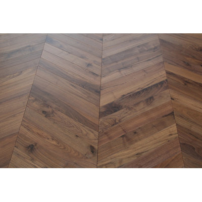 SR409 Chevron Walnut Hardwood Flooring