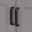Meuble-lavabo de luxe 24 po avec lavabo en céramique et 2 portes à fermeture en douceur-287362336