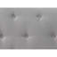 Grand lit en tissu gris Venacha