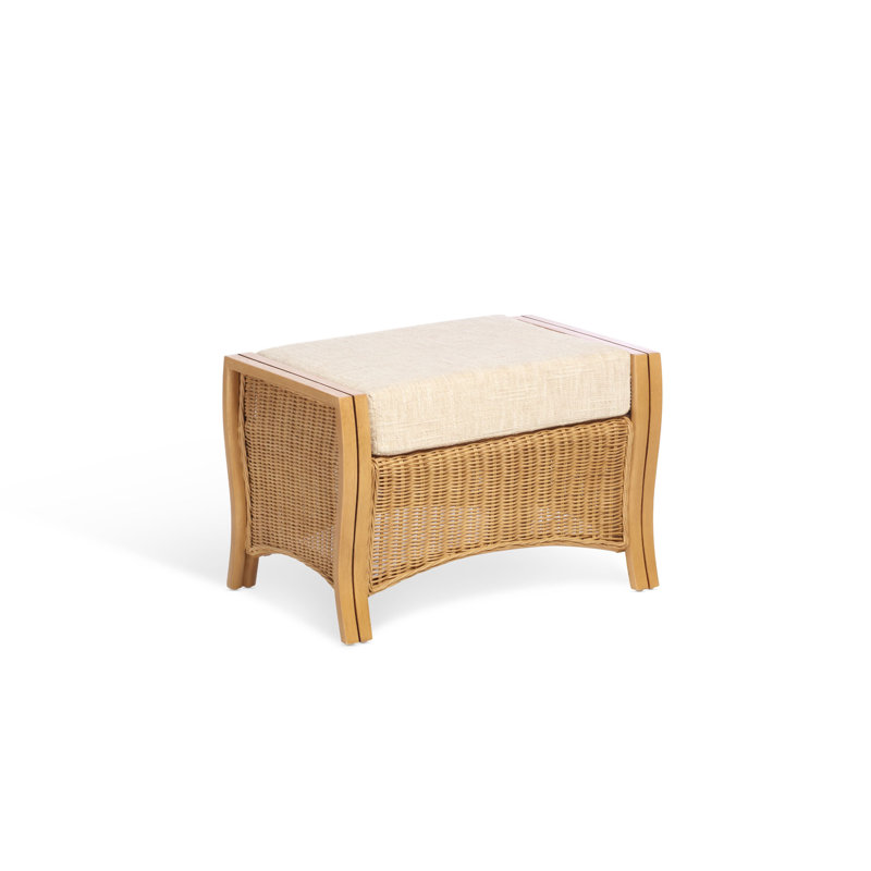 67cm Wide Solid Colour Footstool Ottoman