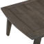Ensemble de conversation de patio 4 pièces en bois d'acacia avec coussins épais et table basse assortie