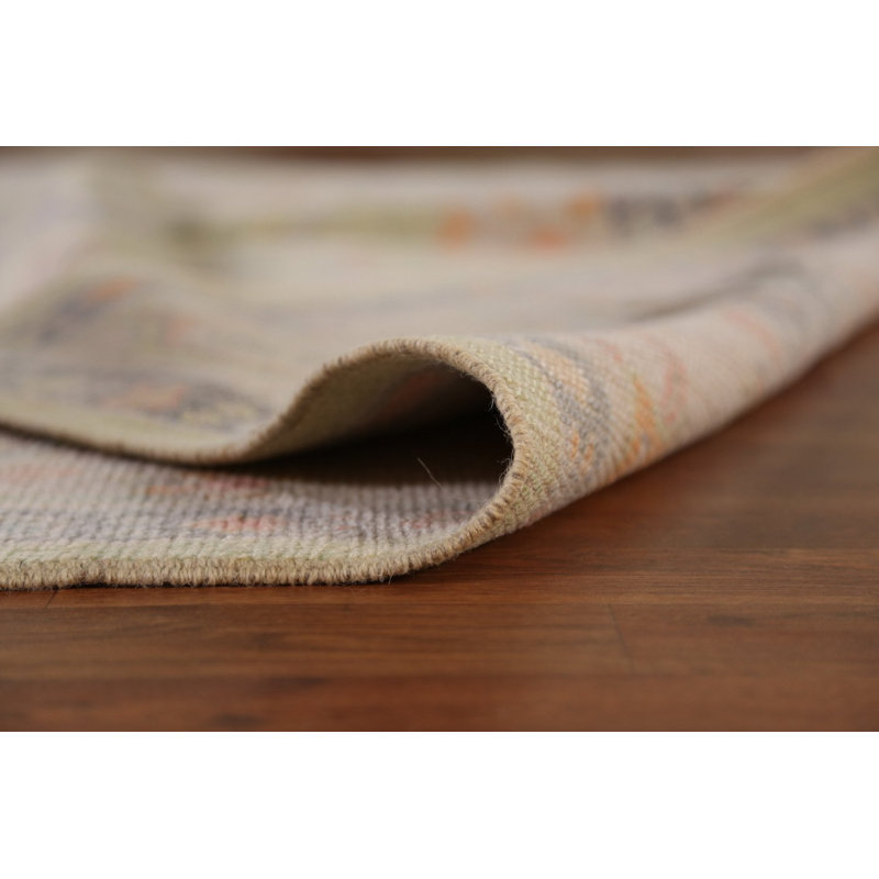 Tapis vert en laine Pusachio Oushak 9x12
