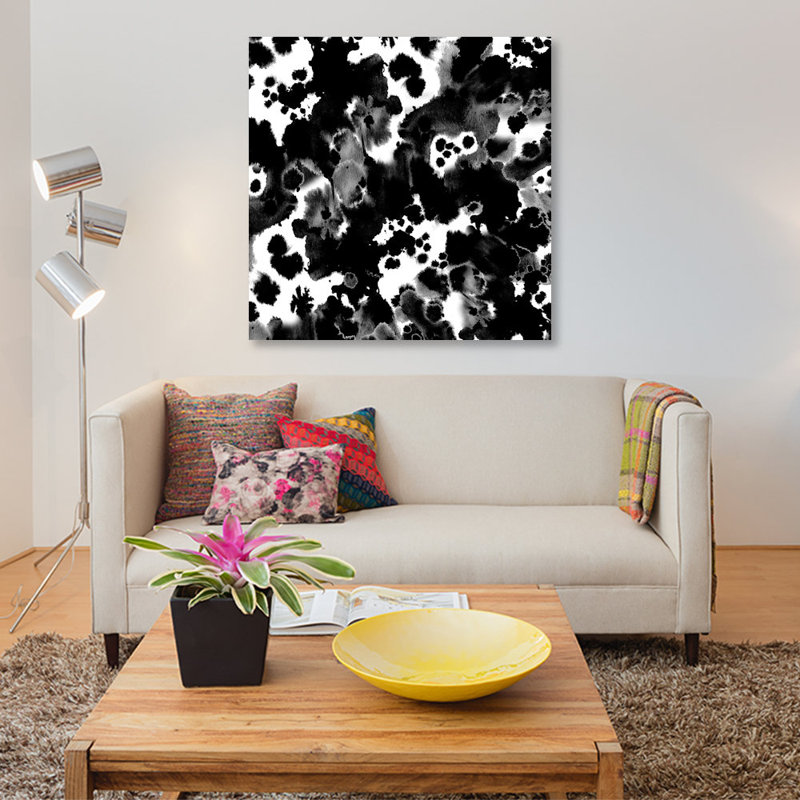 « blaire b&w », impression sur toile, H 48 po x l 48 po x P 1,5 po, Toile tendue