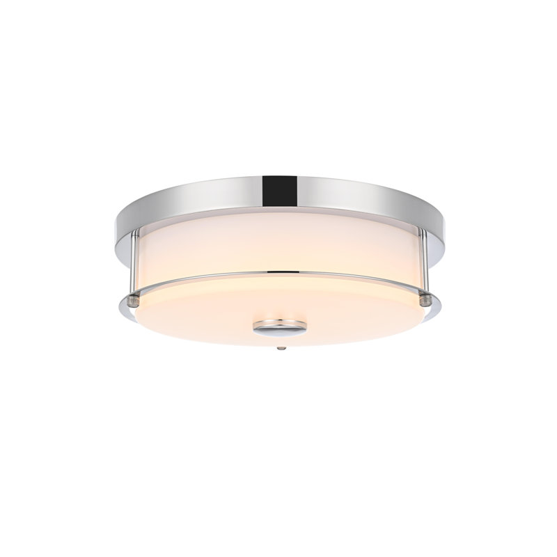 Ashok 12 inch LED Flush Mount , Chrome