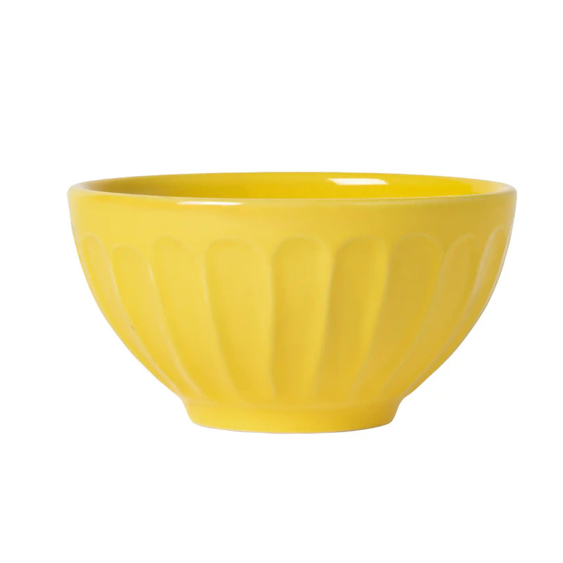 Latte Bowls Latte Bowls, Yellow Chamomile