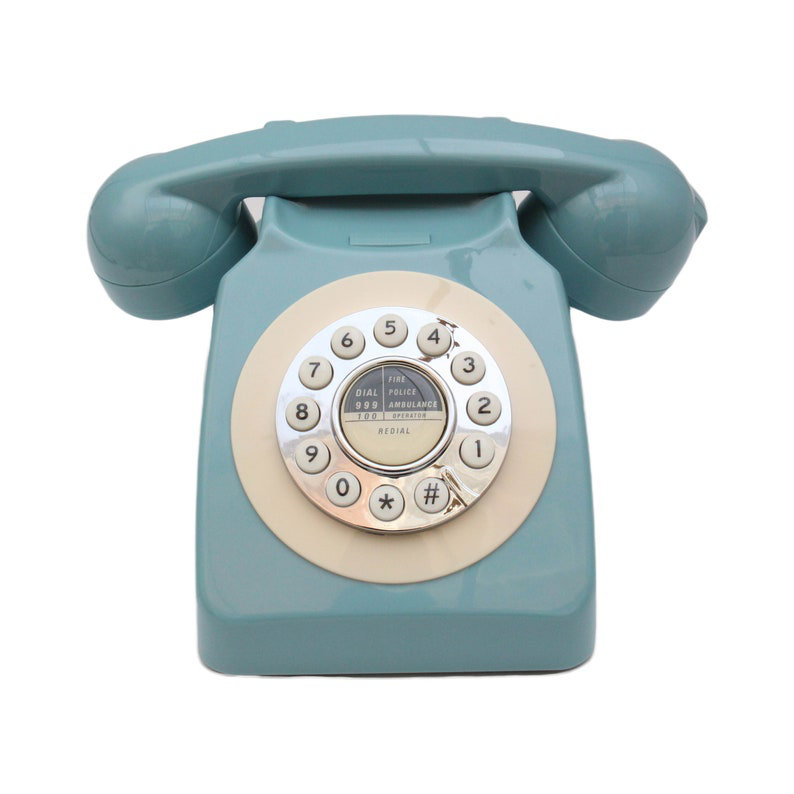 Rotary Dial Corded Telephone