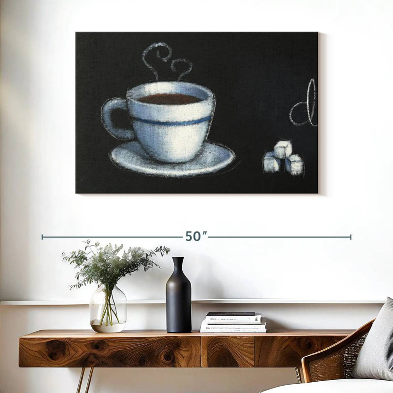 Yarlin, tableau noir, menu, café, H 26 po x l 39 po