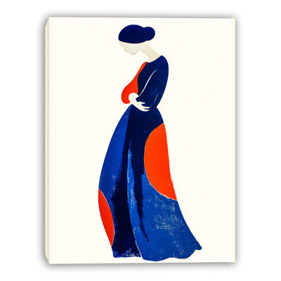 «Flowing Silhouette», art mural sur toile tendue