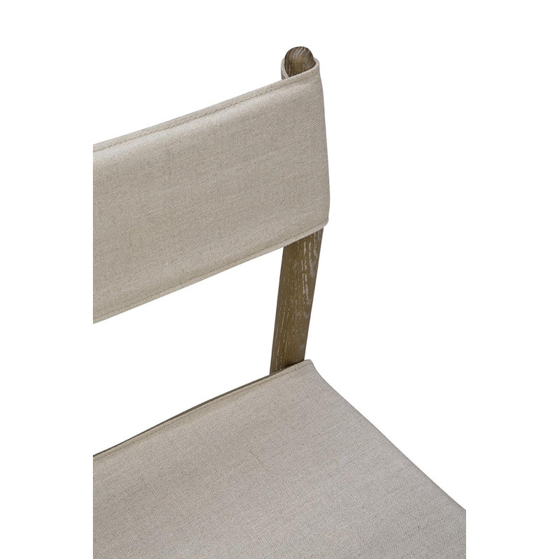 Solid Wood Dining Chair, White