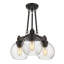 Plafonnier semi-encastré de style lustre à 3 lumières de 18 po Saltash