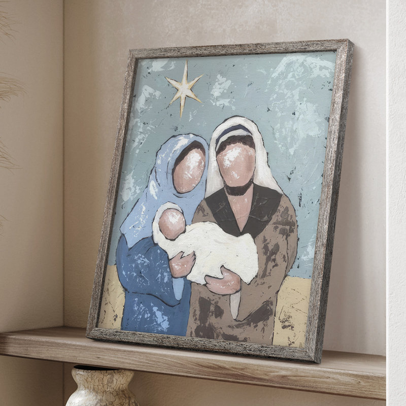 «A Silent Night I», reproduction encadrée - bois massif, H 21 po x l 17 po