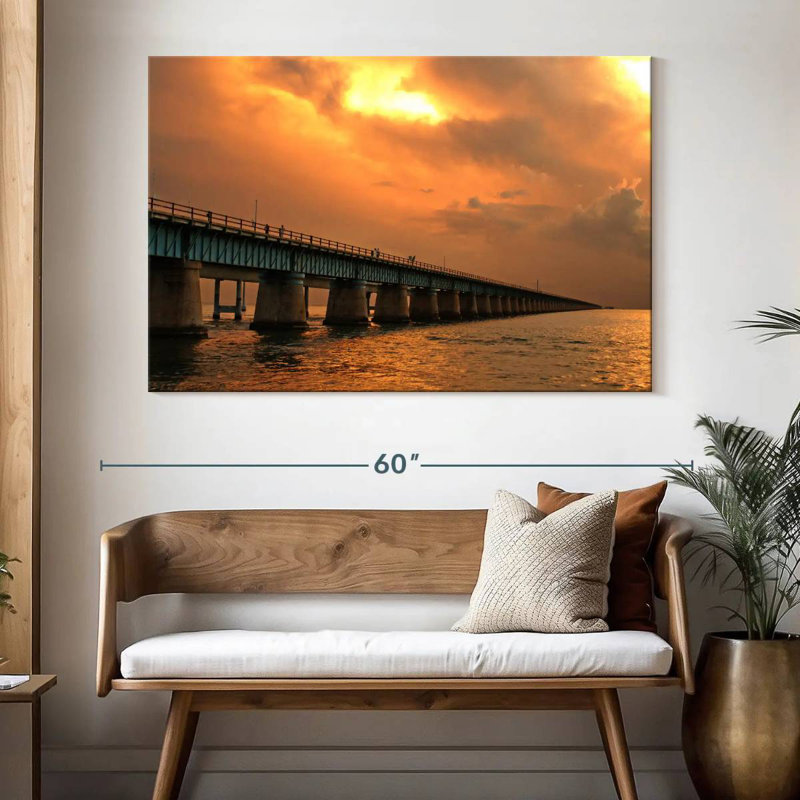 Lilie Seven Mile Bridge Sunset Sky
