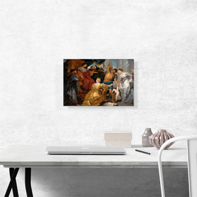 «The Judgement of Solomon» par Peter Paul Rubens, reproduction d'art sur toile tendue