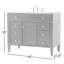 Rivers 42'' Single Bathroom Vanity with Marble Top-1136076644