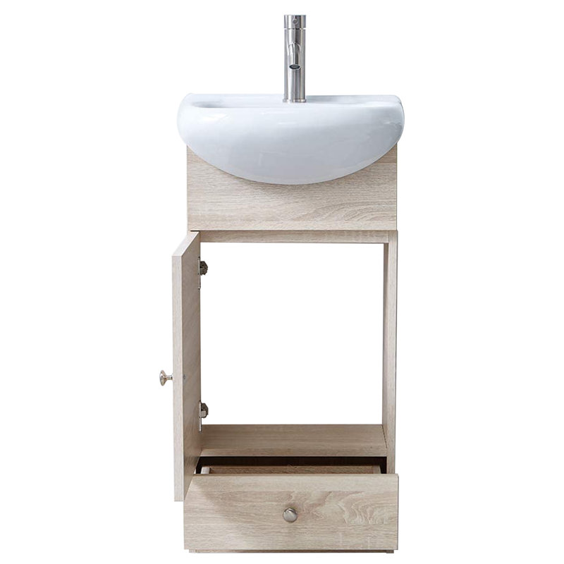 Ensemble de meuble-lavabo simple 18 po Danube