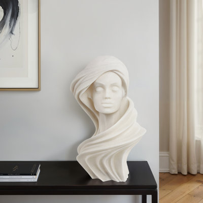 20" Harpole Quartz Resin Woman Statuary
