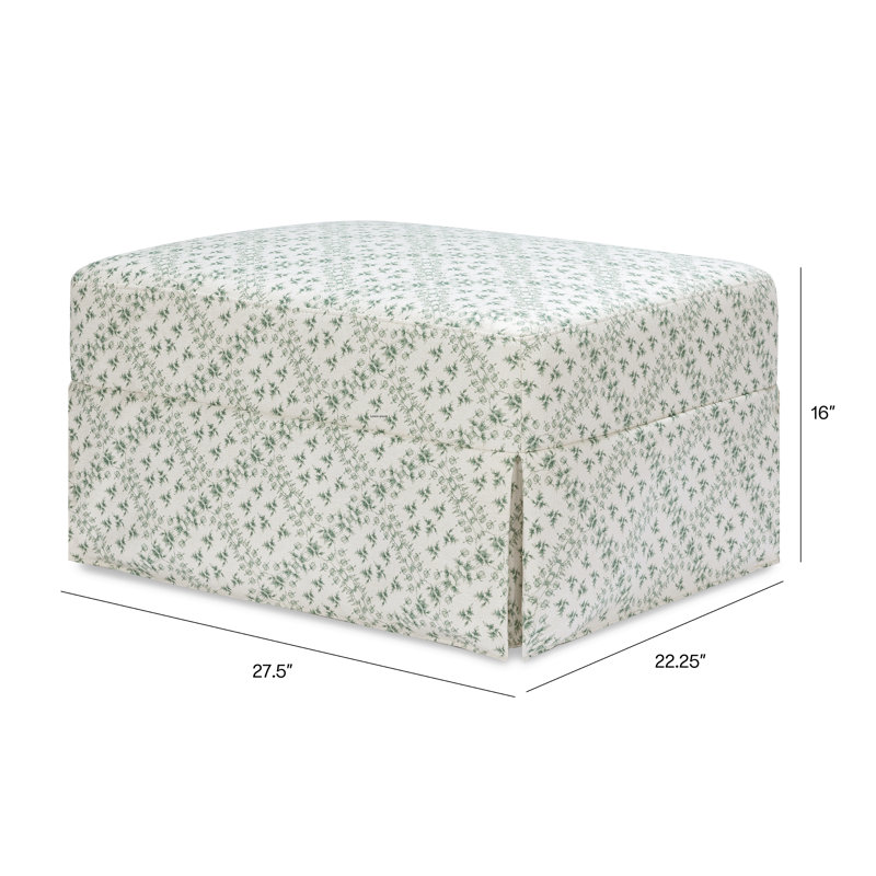 Crawford Pillowback Comfort Swivel Glider, Green