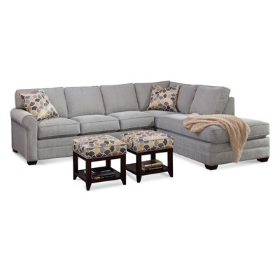Bedford Two-Piece Bumper Sectional With Sleeper by Braxton Culler