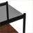 Gray Tempered Glass Coffee Table with Iron Legs, Easy-Clean, 110lbs Capacity &amp; Storage-760196450-760196449