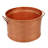 Benzara Decorative Tub - 19 Inch Hammered Galvanized Metal Farmhouse Tub, Copper Finish