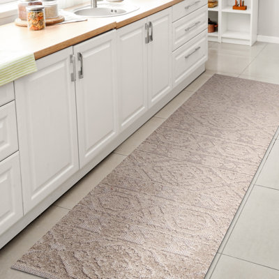 Tapis d'intérieur / extérieur beige Citta