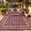 Tapis Norwood traditionnel à motif floral intégral or rose gris ivoire, lavable en machine, antidérapant, à poils courts, pour intérieur et extérieur, adapté aux animaux domestiques, idéal pour le salon, la chambre, la salle à manger, l'entrée, le corridor ou le bureau.-1924675001