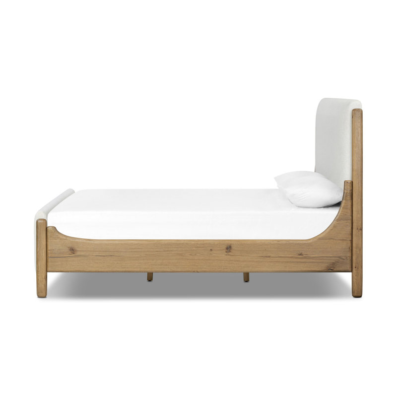 Savall Bed-Worn Oak-Queen, King