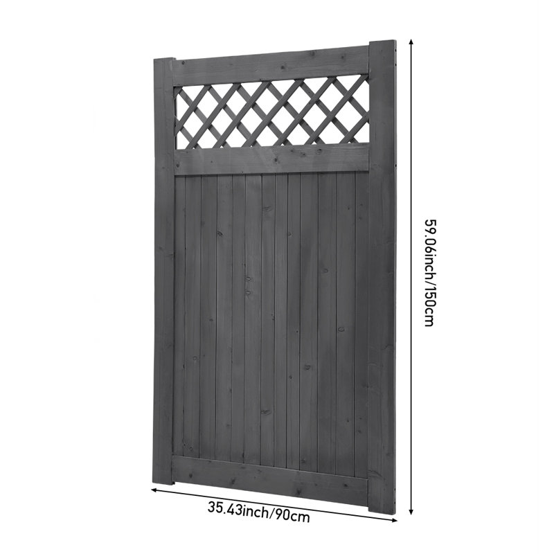 Wood Gate, 150cm H x 90cm W x 2.3cm D
