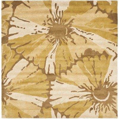 Soho Hand Tufted Wool And Viscose Floral Rug