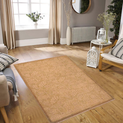 Wool Floral Indoor Rug
