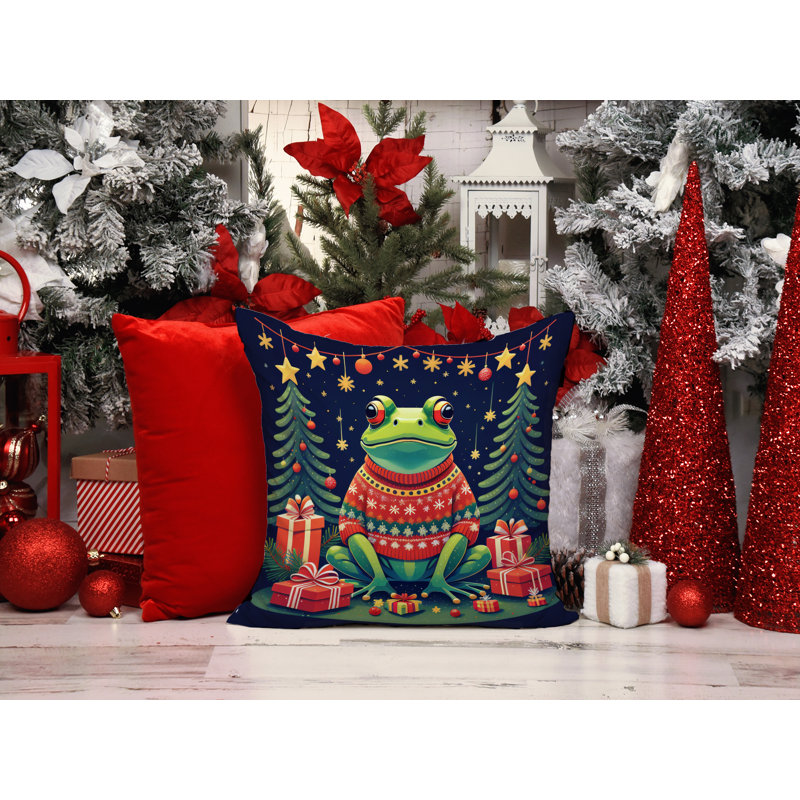  Housse et insert de coussin décoratif en polyester, 14 po x 14 po