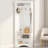 Corner Hall Tree with Bench & Storage – Space-Saving Shoe Rack & Coat Rack-436456017