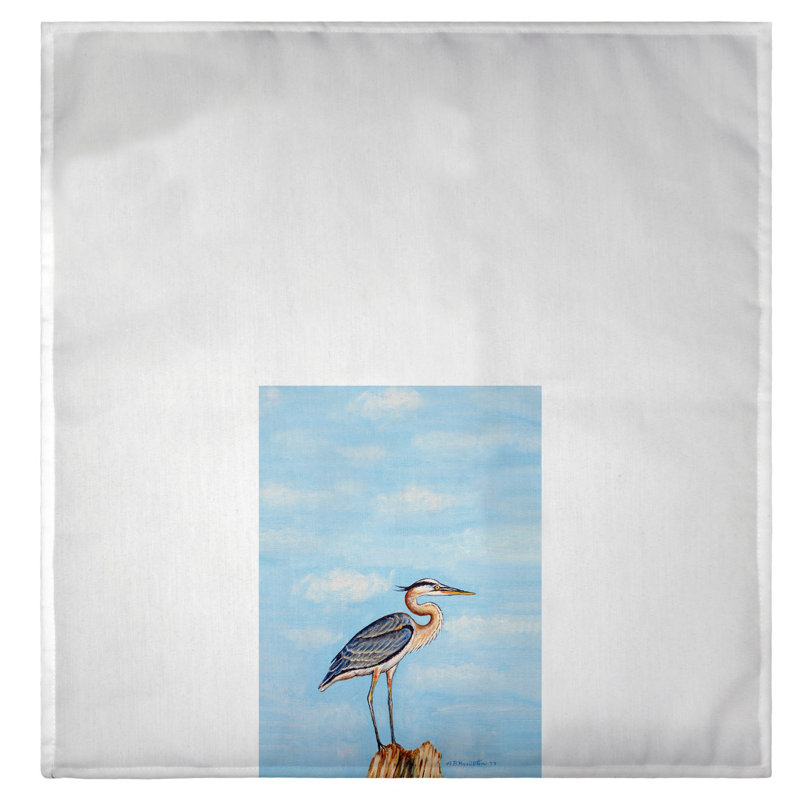 Serviette à main héron on souches Moton