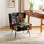 Amata Wooden Upholstery Armless Accent Chair-1295756618